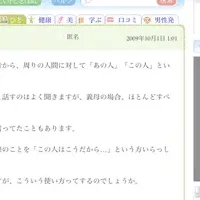 「発言小町」ブログ転載開始