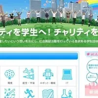 新チャリティサイト登場