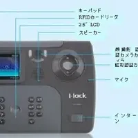 虹彩認証新登場