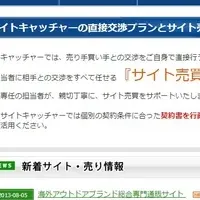 サイトキャッチャーの成長