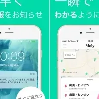 防犯アプリ「Moly」