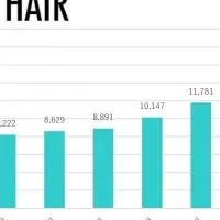 HAIRが17,000人突破！