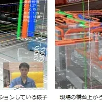 MR技術で建設支援