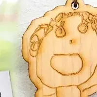 孫の絵キーホルダー