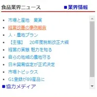 食品業界活性化の新展開