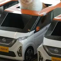 猫と日産のコラボ