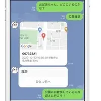 LINEで簡単見守り