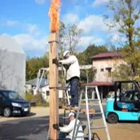 鹿児島の焼杉体験会