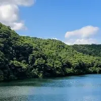 御前山ダムのカヌー