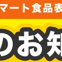 スマホで食品表示