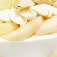 カフェコムサ 桃のミルクレープ