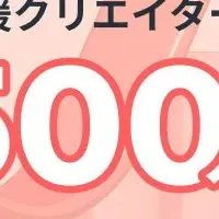 AnyCreator、クリエイター2,500人突破