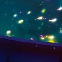 プラネタリウムで花火