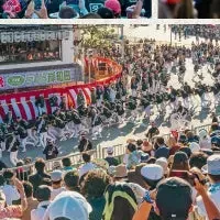 岸和田だんじり祭 観覧席