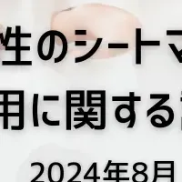 男性のシートマスク事情