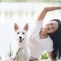 愛犬と楽しむヨガ