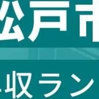 松戸市年収ランキング