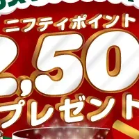 ニフティのクリスマスキャンペーン