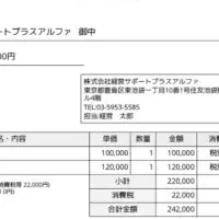 支払通知書簡単作成