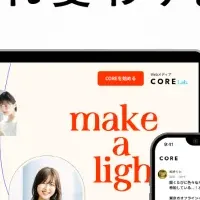 女性向けSNS「CORE」