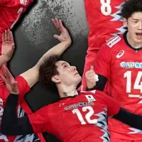 男子バレー選手が登場