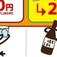 焼酎半額サービス