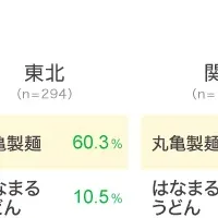 うどん人気チェーン店