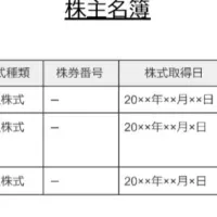 オンラインで株主名簿作成